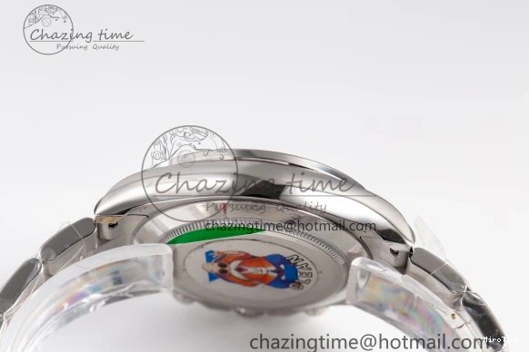 MiroTime 1226 Sleek Custom Daytona 116520 RBOW Rainbow Clean Best Edition Black Dial on SS Bracelet SA 1730